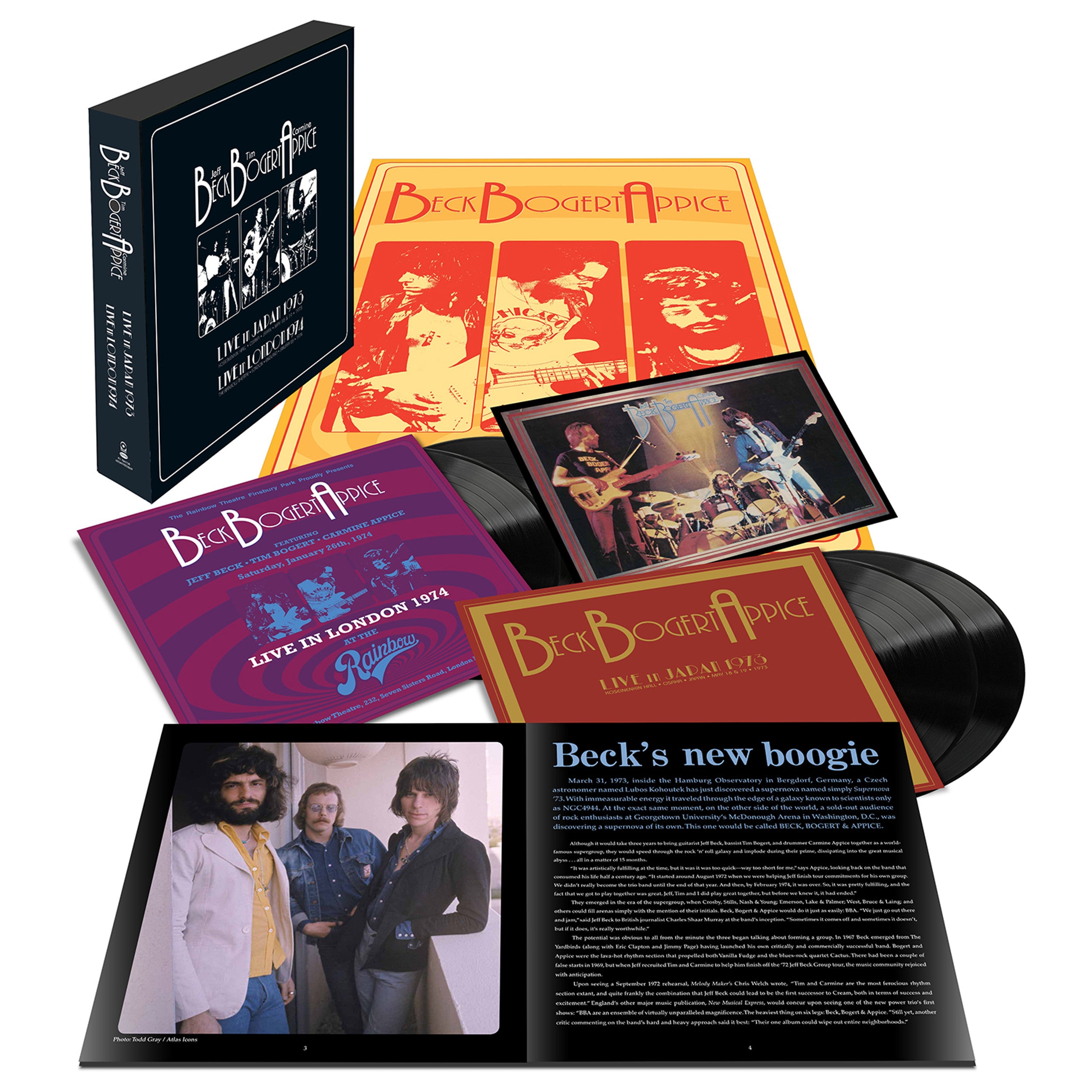 Beck Bogert & Appice - Live 1973 & 1974 - Box Set LP | eBay