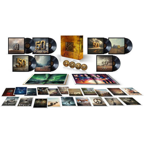 Rush - Rush 50 (Super Deluxe) - 7x LP, 4x CD & 2 Book Box Set | eBay