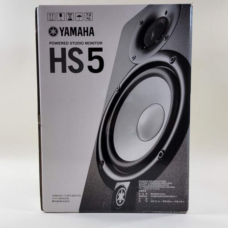 New Yamaha HS5 Powered Studio Monitor Black ZC98610 | eBay