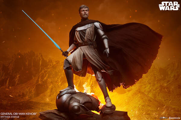 2007.SIDESHOW/STAR WARS“OBI-WAN KENOBI” Sideshow Star Wars The Clone Wars Obi-Wan Kenobi Sixth Scale