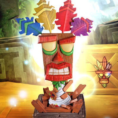 aku/aku！キャンバスアート Aku Aku Life-Sized Mask | Build it Yourself with LEGO®