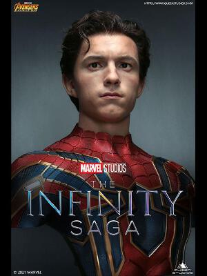 QUEEN STUDIOS Marvel Infinity Saga Iron Spider-Man Life-Size Bust
