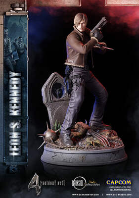 Leon S. Kennedy フィギュア Resident Evil Leon S. Kennedy PVC Action Figure 33cm Biohazard