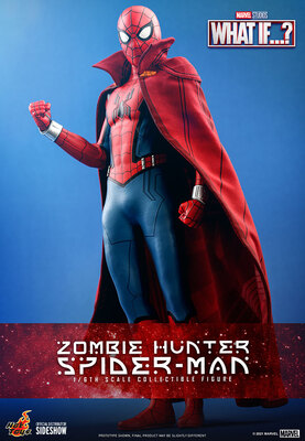 アメコミ Hot Toys FUNKO Spider-Man Figure Set HOT TOYS Marvel What If? Zombie Hunter Spidey Spider-Man TMS058 1