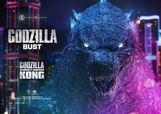 PRIME 1 Godzilla vs Kong 2021 Godzilla Bust BONUS Version LSGVK