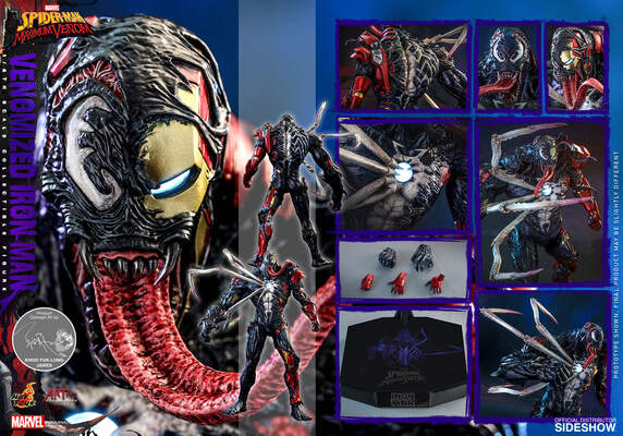 HOT TOYS Marvel Maximum Venom Venomized Iron Man AC04 1:6 Sixth