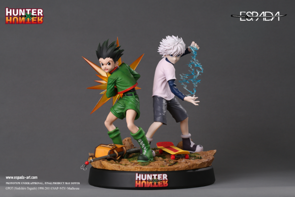 HUNTER x HUNTER Gon & Killua フィギュアセット ESPADA ART Hunter X Hunter Gon and Killua ⅙ Scale Statue Figure