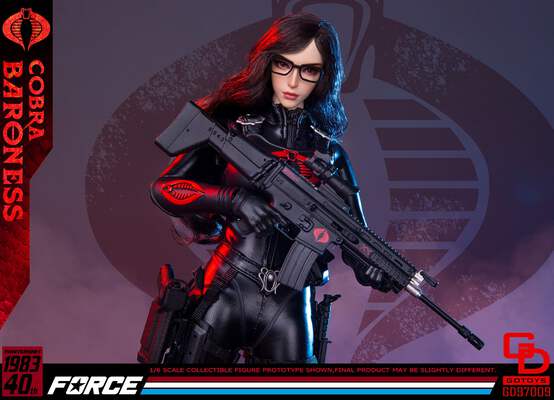 GDTOYS BARONESS 眼鏡蛇男爵夫人1/6スケールタイプホットトイ JD TOYS G.I. Joe Cobra Baroness ⅙ Sixth Scale Figure NEW SEALED