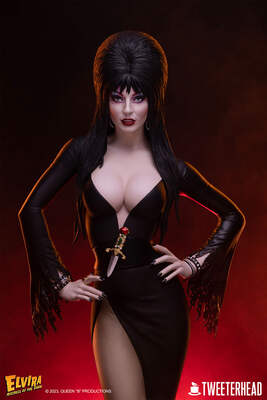 TWEETERHEAD Elvira Mistress of the Dark Maquette ¼ Quarter Scale