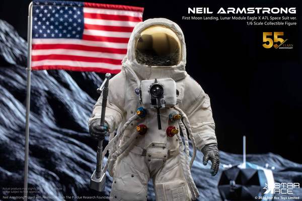 STAR ACE NASA Neil Armstrong DELUXE VERSION Apollo 11 A7-L Suit ⅙