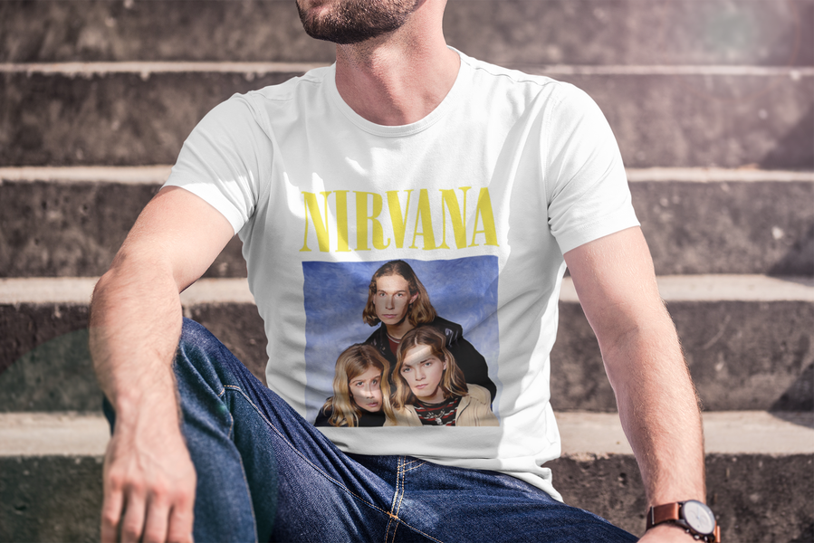 Funny Band T-Shirts Nirvana Hanson Spoof | eBay UK