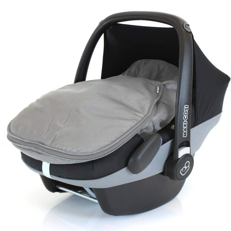 New Footmuff For Maxi Cosi Cabrio Pebble Carseat Universal Grey Fleece Lined Ebay