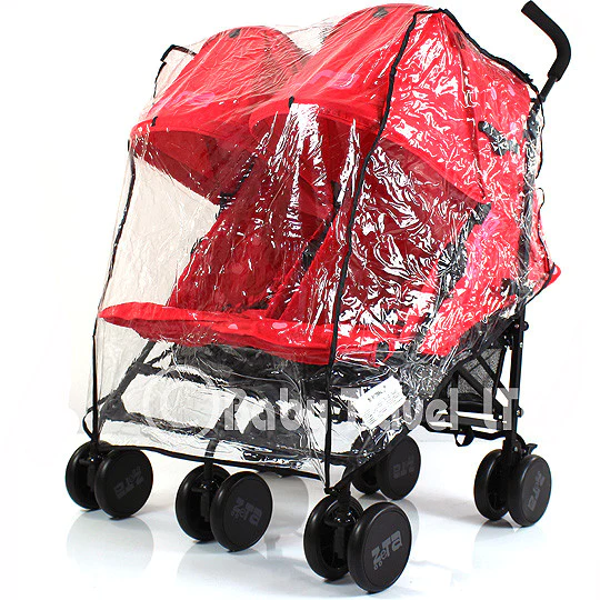 joie double buggy rain cover