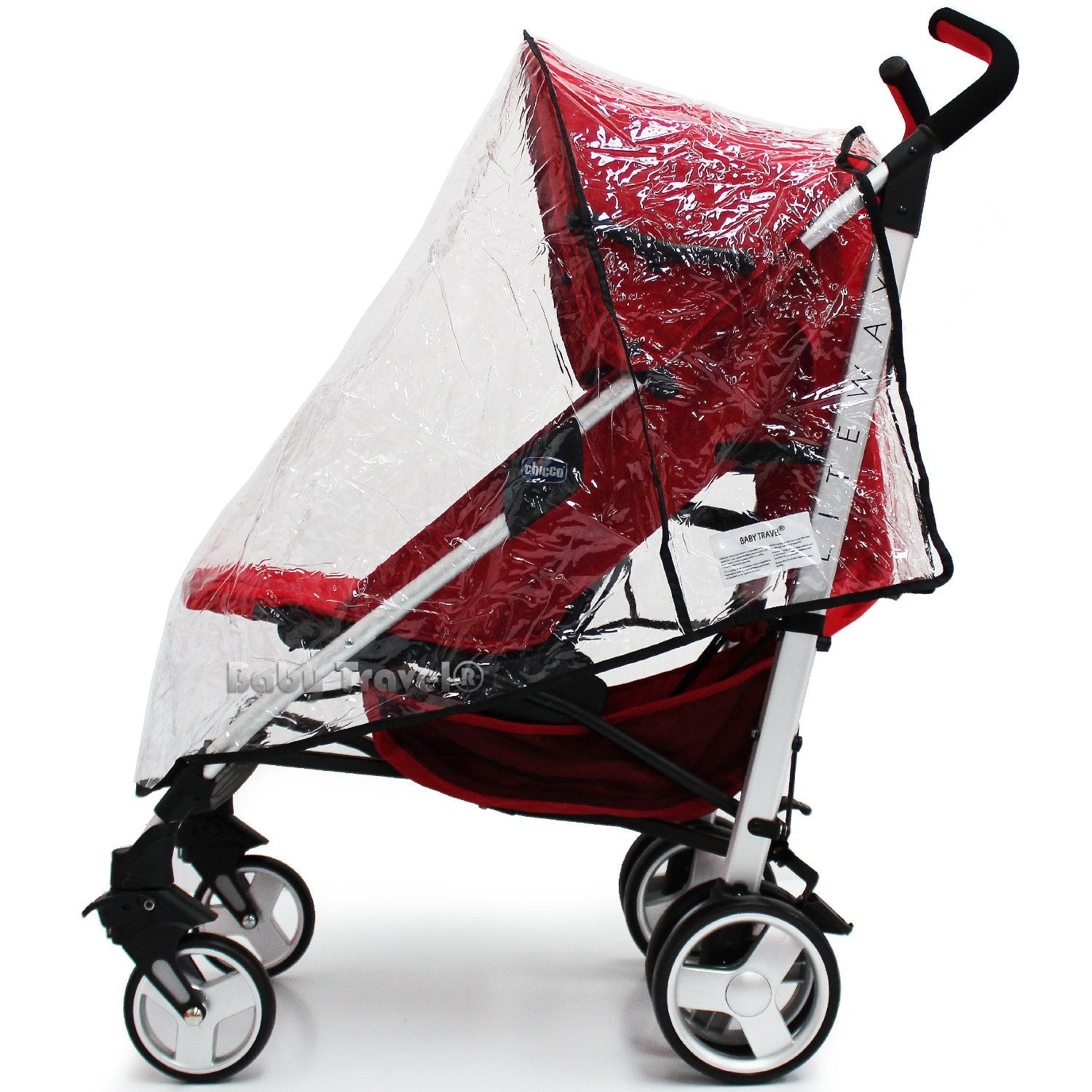 chicco liteway stroller rain cover