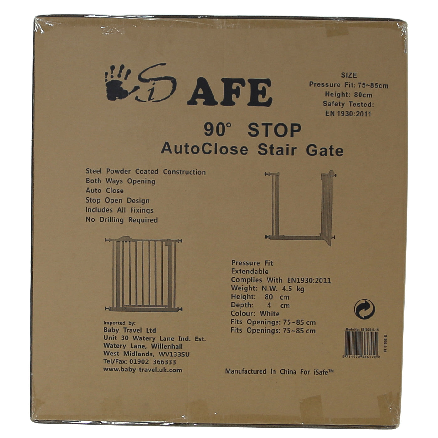 isafe deluxe stair gate