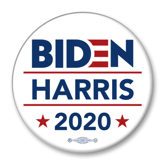 Biden Harris 2020 Presidential Campaign Pinback Button ...