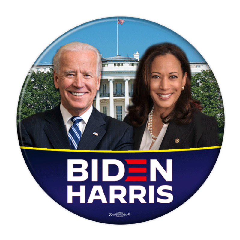 Biden Harris 2020 Photo Presidential Campaign Pinback Button Jb 322 Ebay