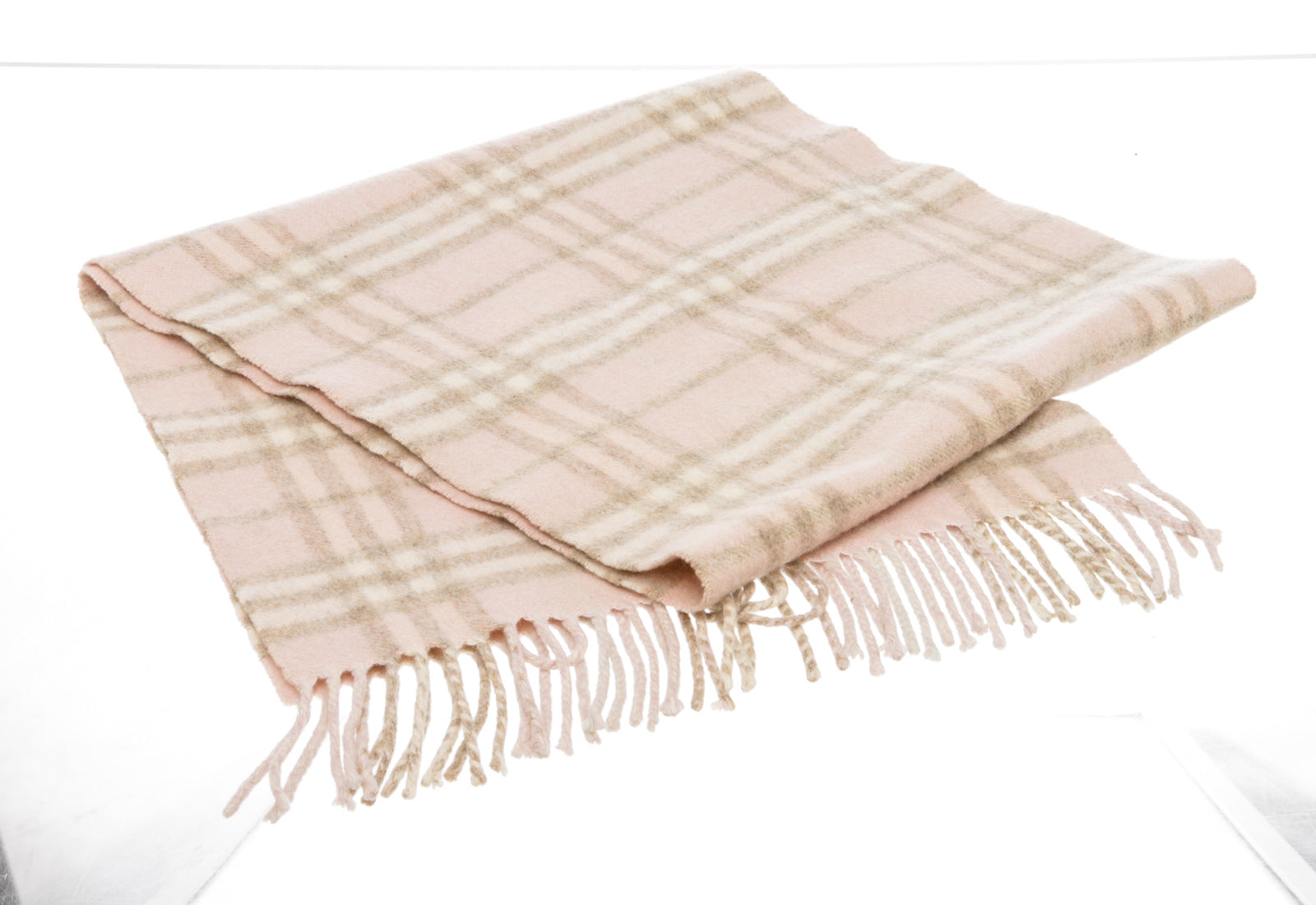 burberry pink plaid scarf