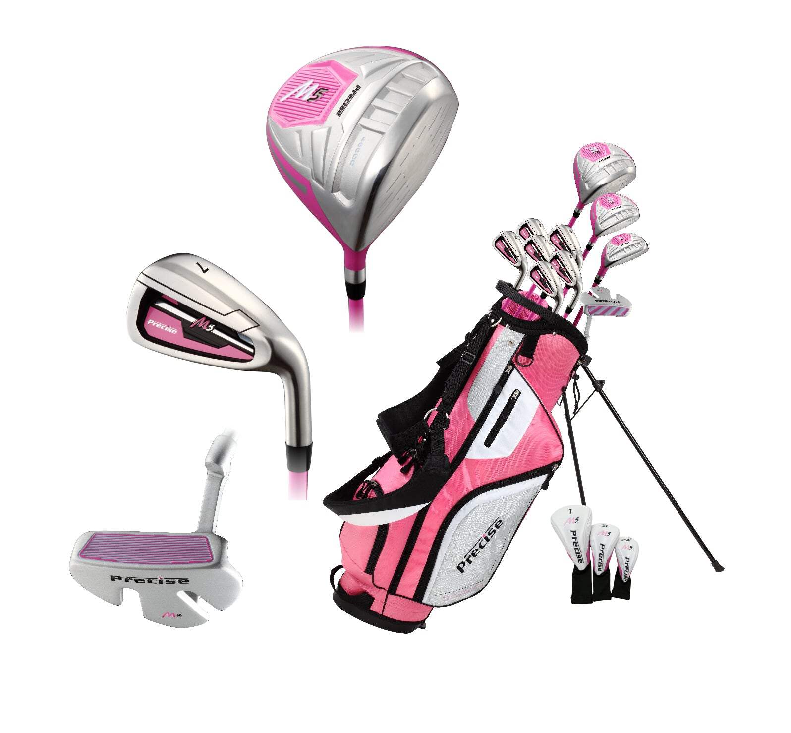 Precise M5 Ladies Complete Golf Clubs Set - Right & Left Hand - 3 Size Options - Picture 35 of 36