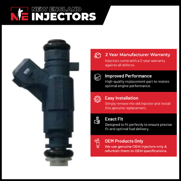 1997-2002 Jeep Wrangler 2.5L Reman Upgrade Fuel Injectors