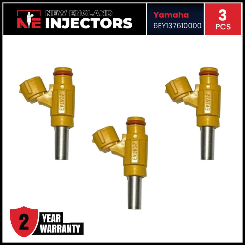 激安超特価 最大80%オフ  OEM Yamaha 6EY-13761-00-00 Fuel Injector Set of 3 Waverunner 水上オートバイ用