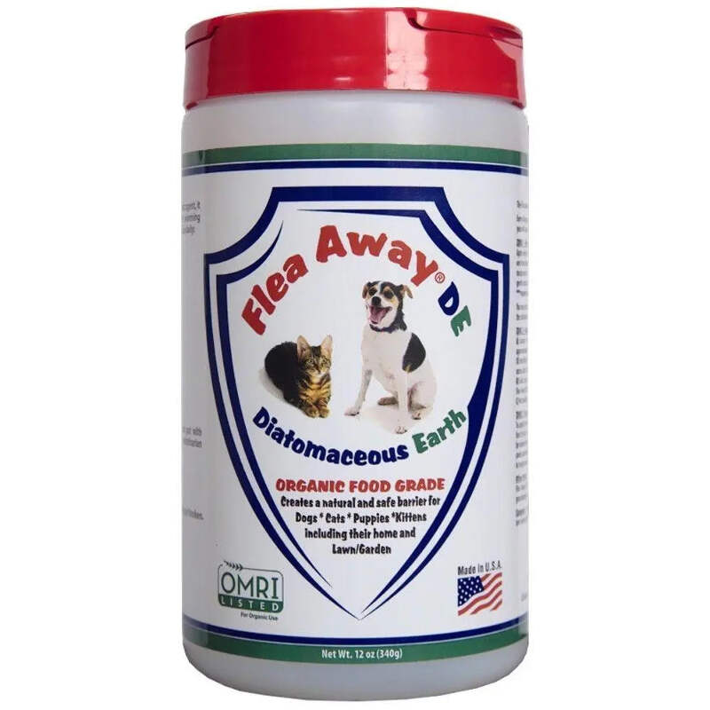 Natural Pet Flea Away De Organic Diatomaceous Earth Safe For Dog Cat Home 12oz 40232124532 Ebay