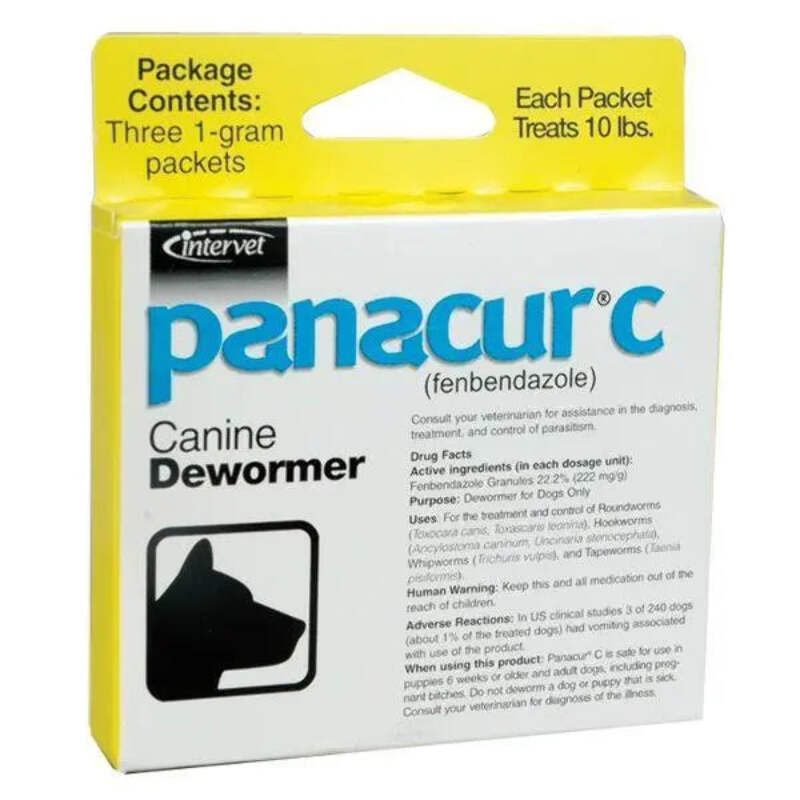 Panacur C Canine Dewormer Fenbendazole Control Of Parasites On