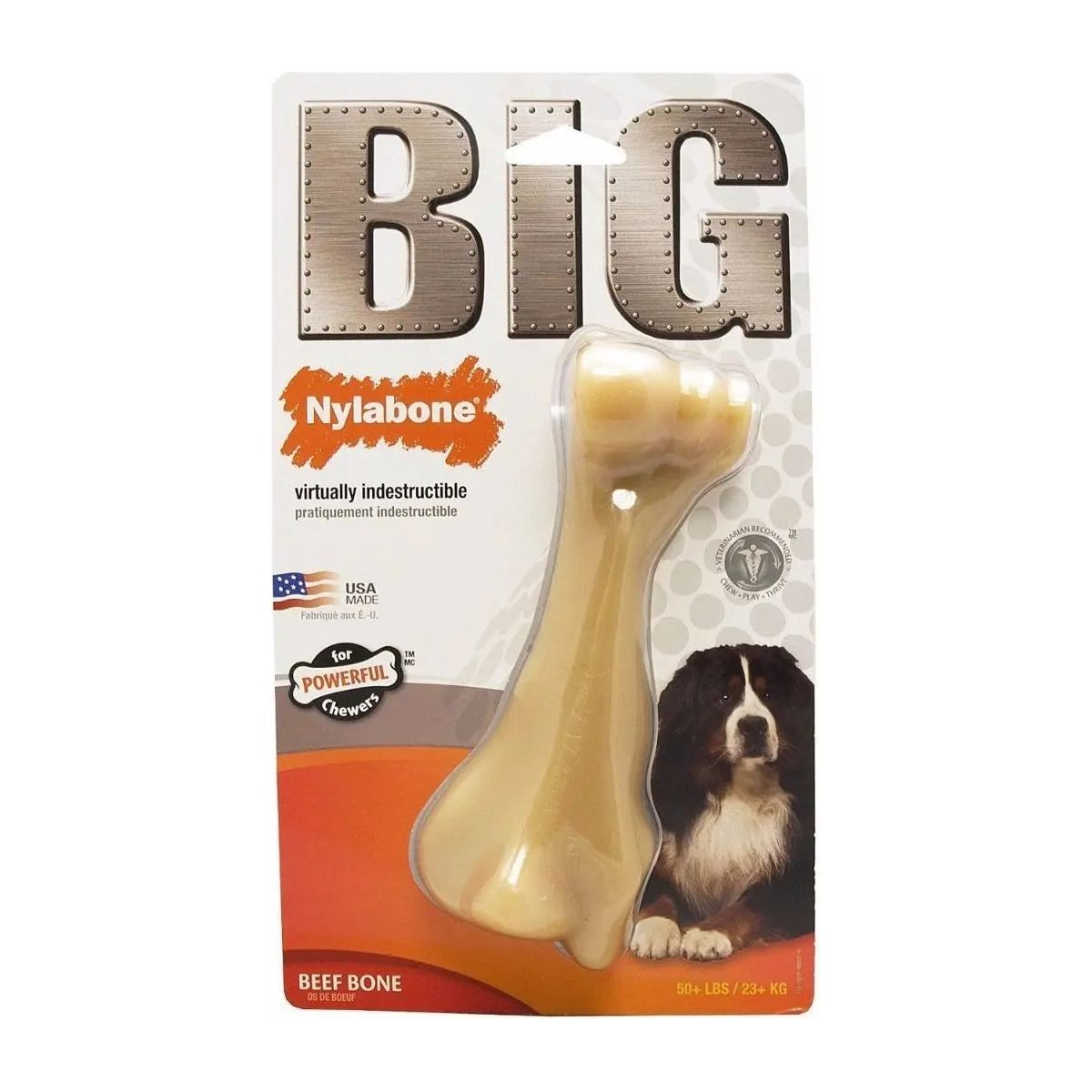 nylabone big chew durable toy bone for large breeds