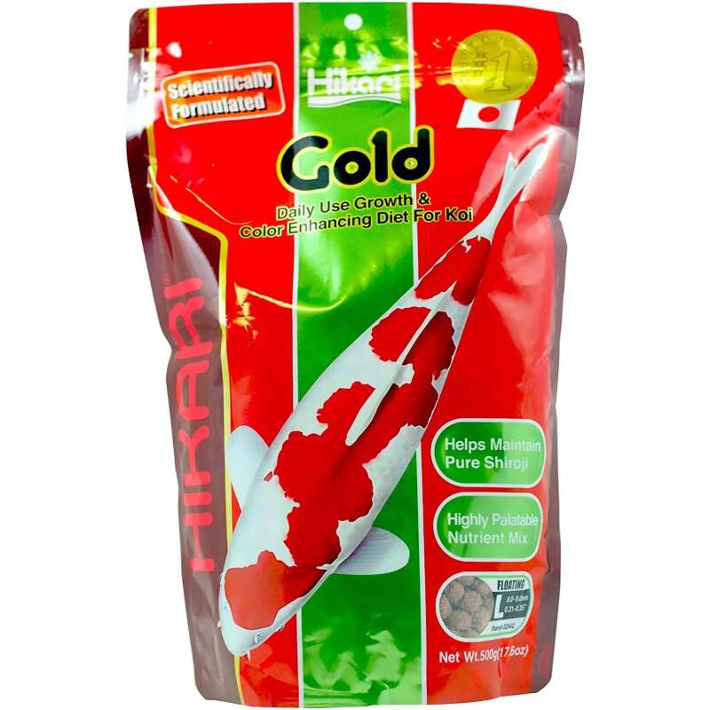 Hikari Gold Koi Food Large Floating Pellets Color Enhancing Fish Diet 17 6oz Bag Ebay