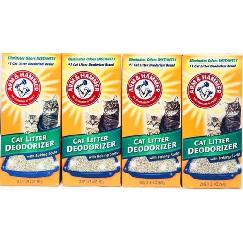 Arm Hammer Cat Litter Deodorizer With Baking Soda 4 Pack 20oz