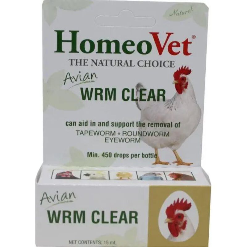 Homeovet Avian Wrm Clear 15ml Ebay