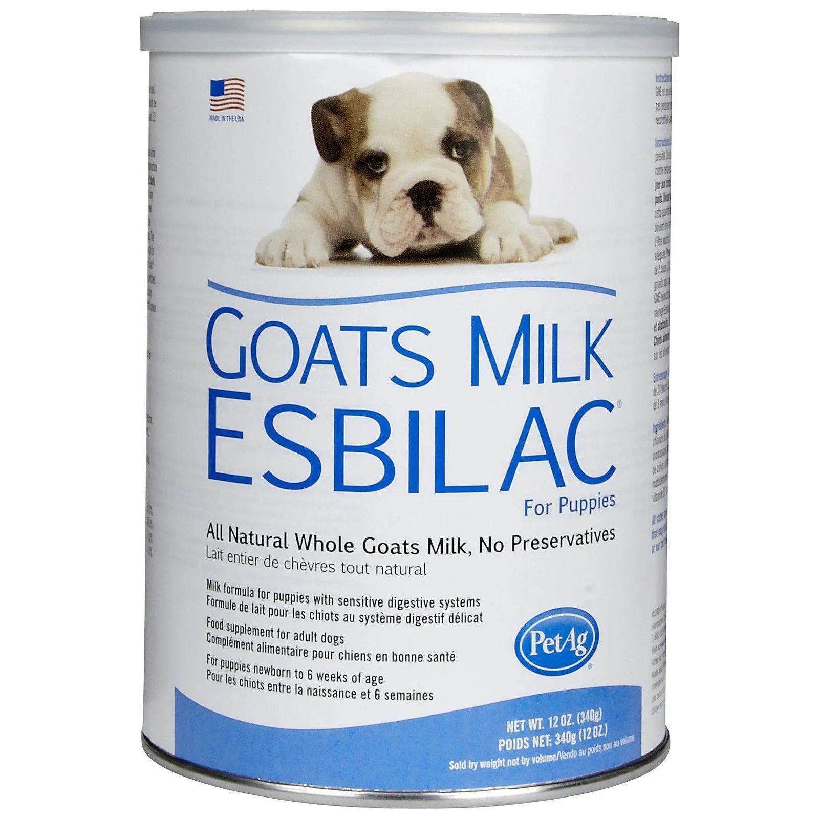 petag goat's milk esbilac puppy powder