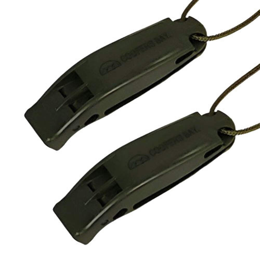 Safety Whistle for Camping, Hiking, Boating, Kayak, Clip-On with Lanyard, 2-pack - Picture 7 of 8