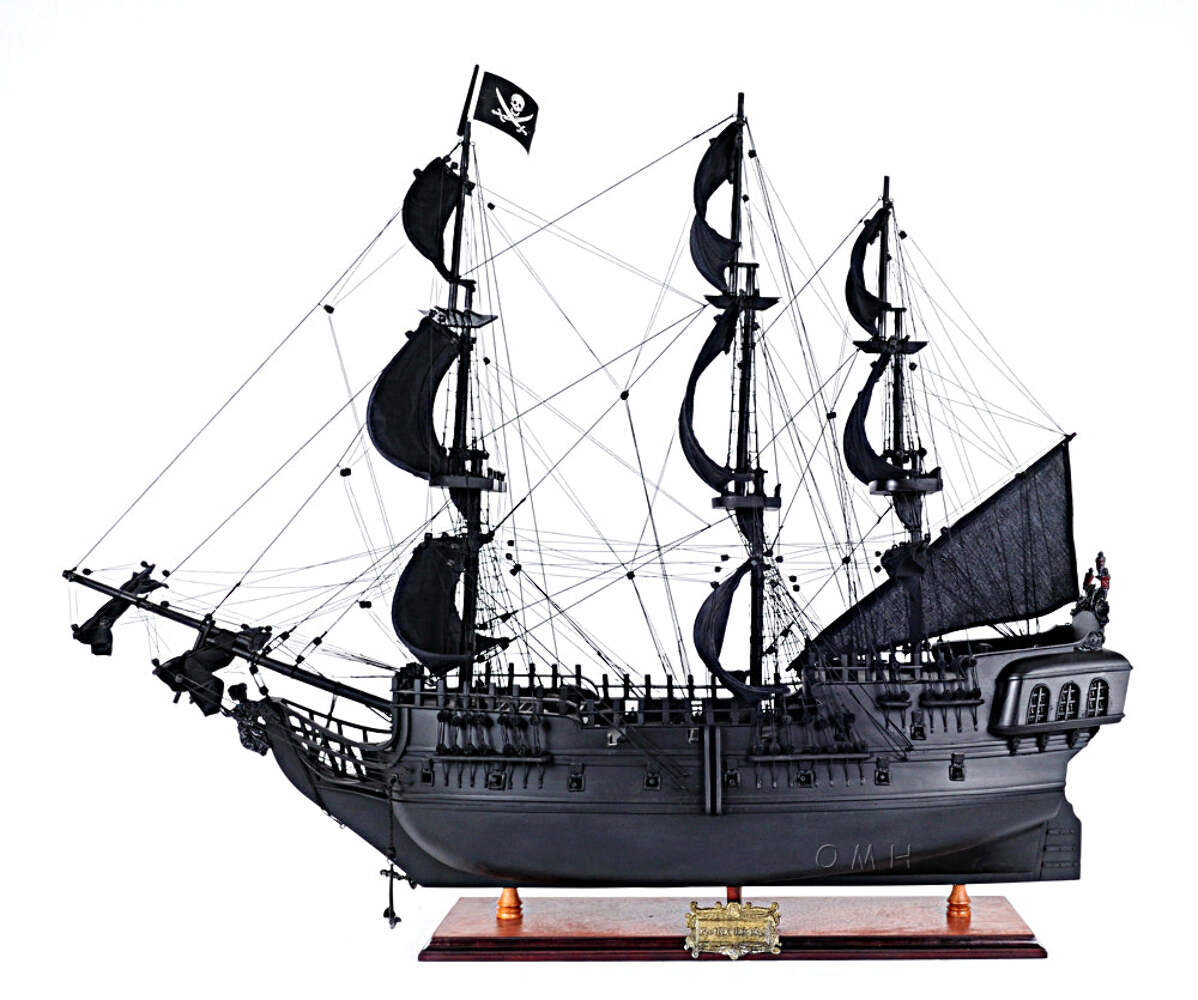 Old Modern Handicrafts® - Black Pearl Pirate Ship - Picture 2 of 14