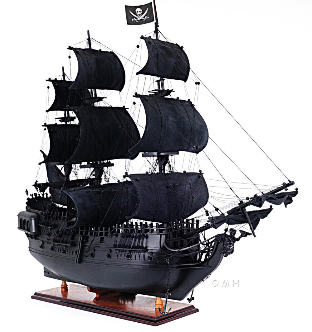 Old Modern Handicrafts® - Black Pearl Pirate Ship - Picture 5 of 14