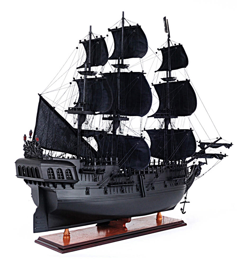 Old Modern Handicrafts® - Black Pearl Pirate Ship - Picture 7 of 14