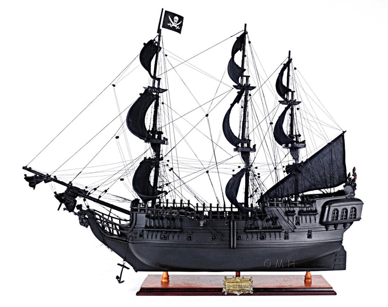 Old Modern Handicrafts® - Black Pearl Pirate Ship - Picture 9 of 14