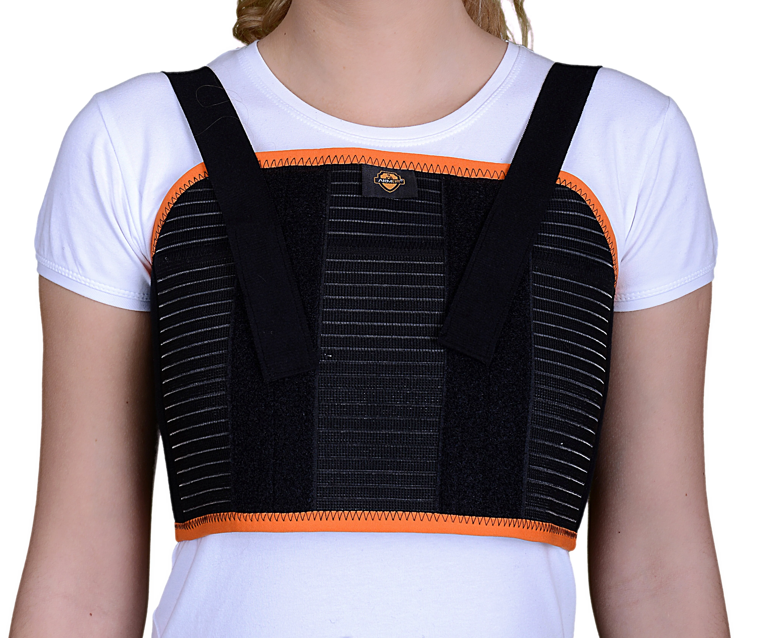 Thorax Support Chest Brace Breathable Elastic Adjustable Protective