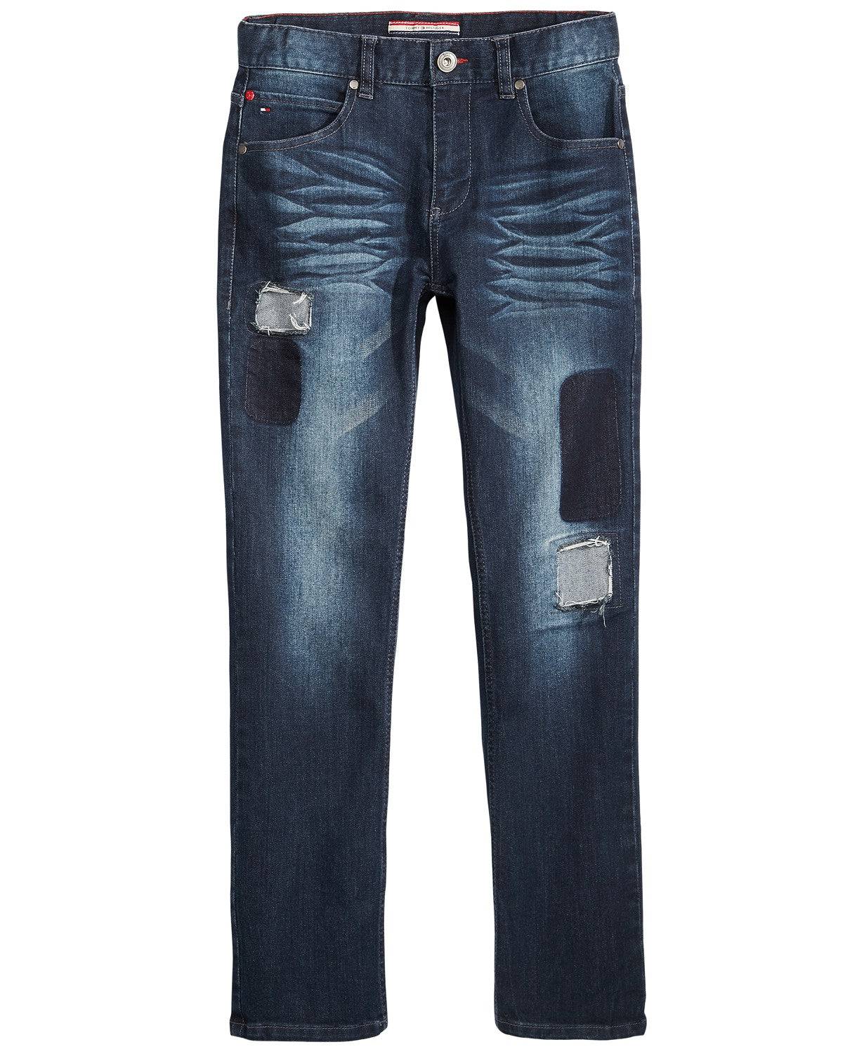 tommy hilfiger patchwork jeans