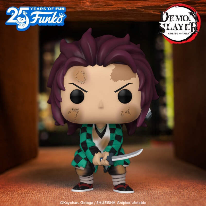 タンジロウ Funko Pop! Demon Slayer Tanjiro with Dragon GITD Exclusive