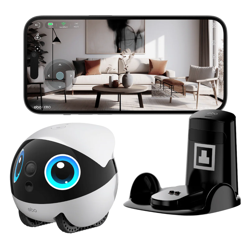 Enabot EBO Air 2 Plus Companion Robot, AI-Powered Smart Security