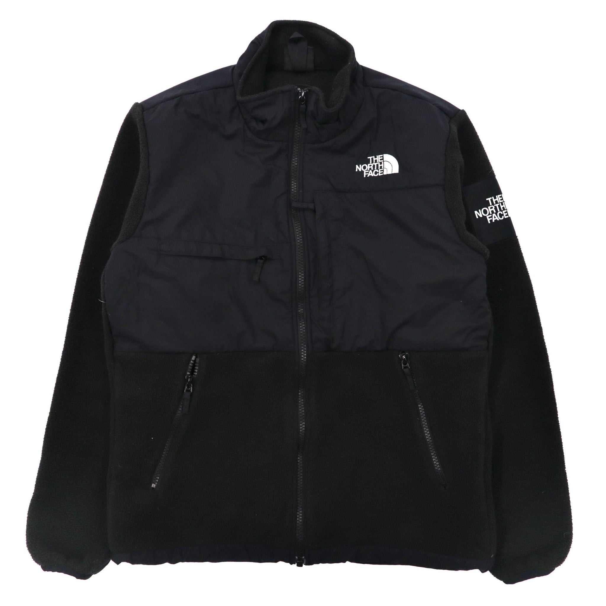 THE NORTH FACE Denari Jacket Nylon Switching Fleece Jacket S Black  Polyester log