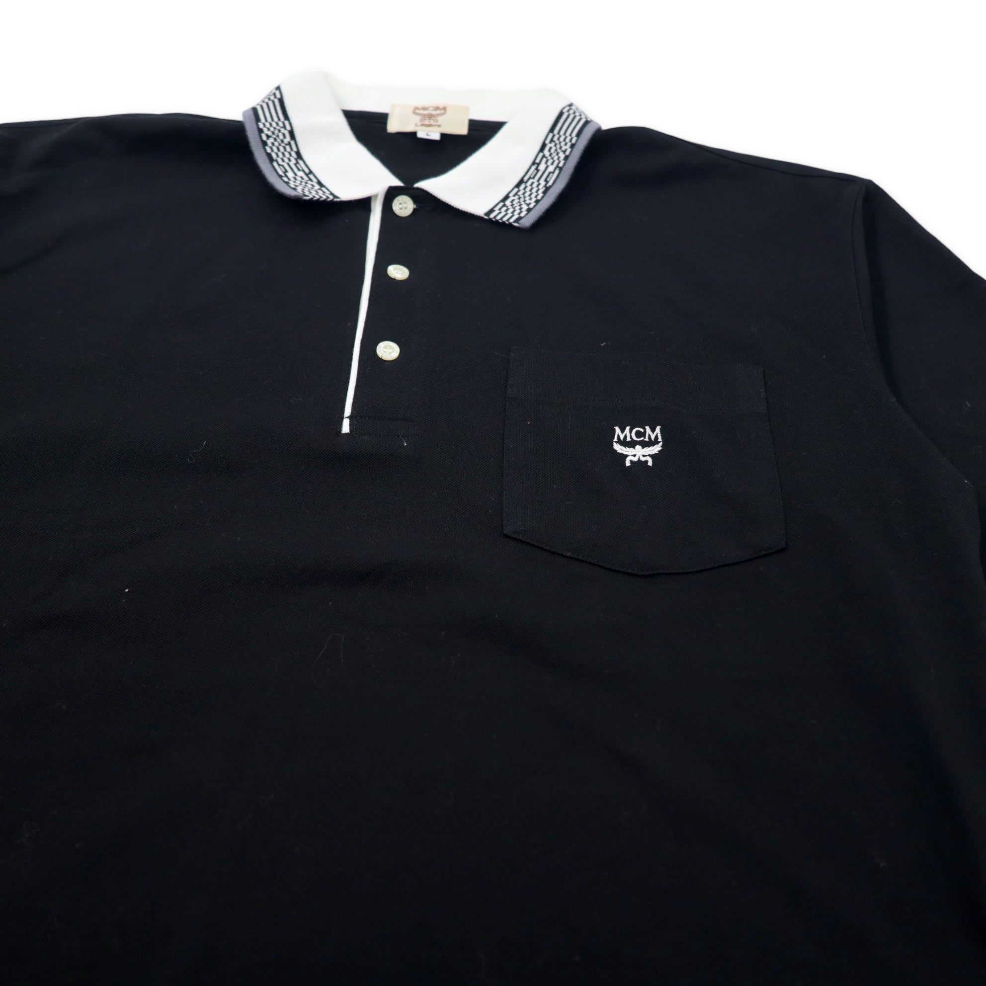 Black mcm discount polo shirt