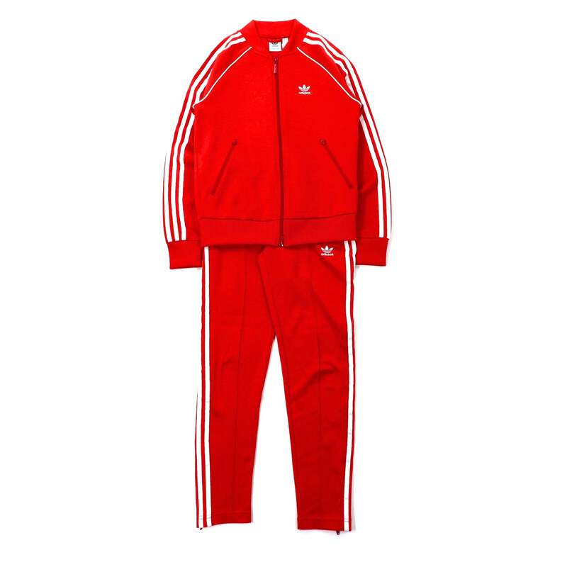 Adidas Originals Track Jacket Setup M Red Polyester | eBay