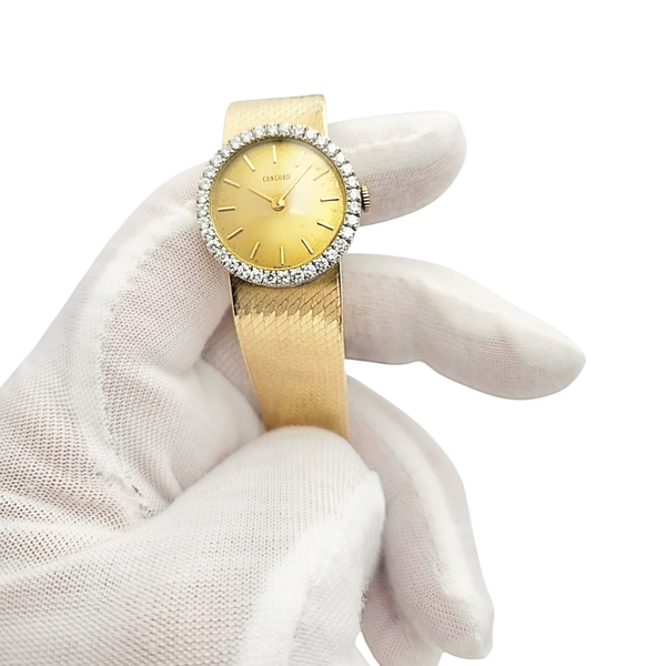 Concord 24mm Classic Vintage 14K Yellow Gold Watch w/Gold  display picture 1