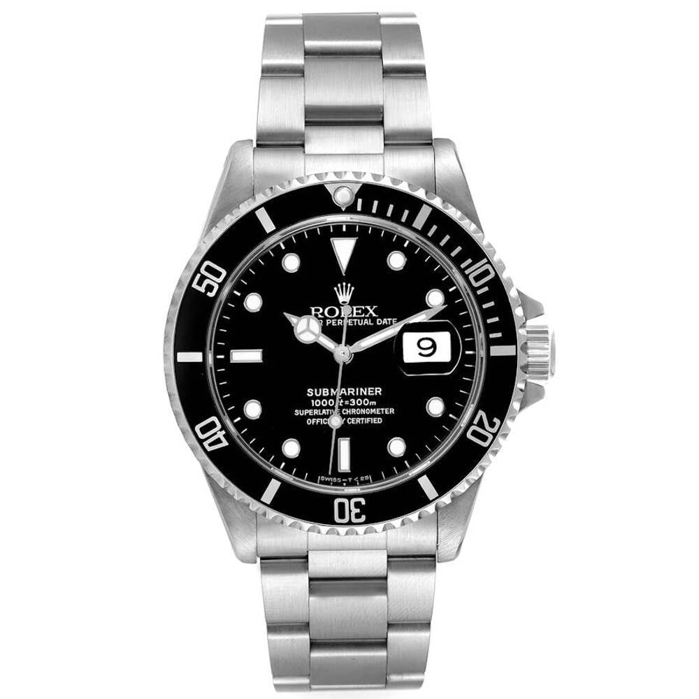 OYSTER PERPETUAL SUBMARINER公式 ロレックス 1993 - 1994 Rolex 40mm Submariner Oyster Perpetual Date Steel