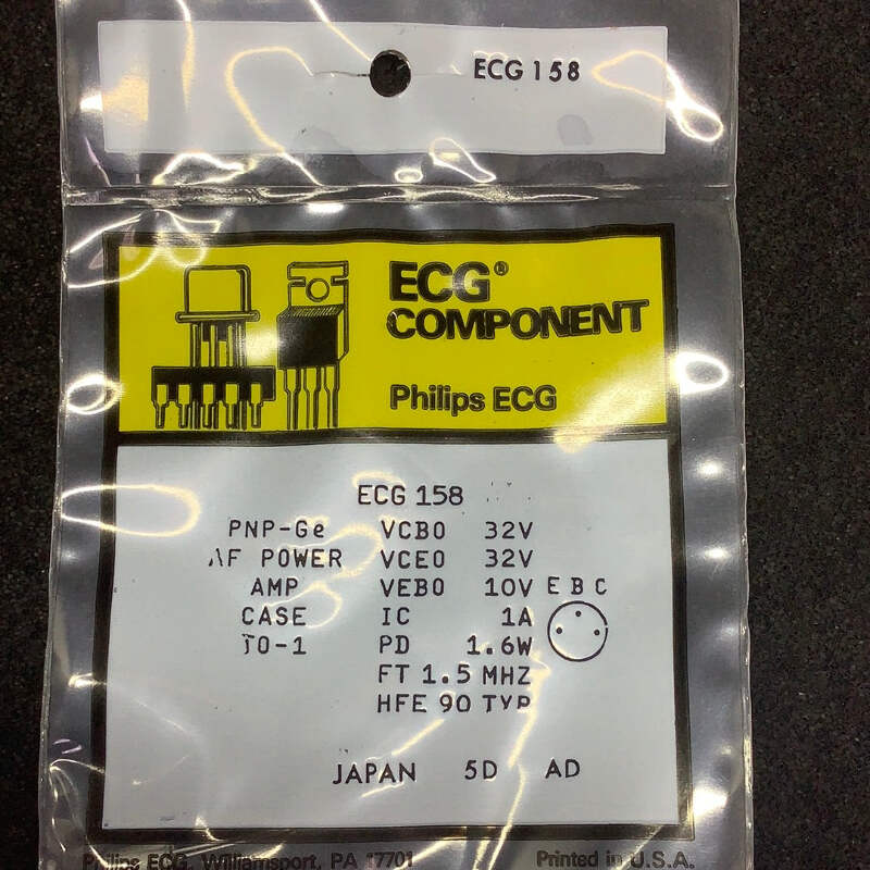 Transistor PNP Germanio Magnavox 610111-5 - Amplificatore Frequenza Audio, Equivalente ECG104 NTE104 - Foto 3