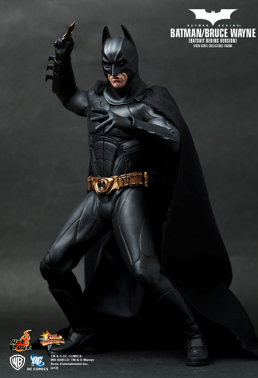 hottoys batman begins トイサピ記念700体限定 バットマン Hot Toys DC Batman Begins Bruce Wayne Batsuit Begins Version