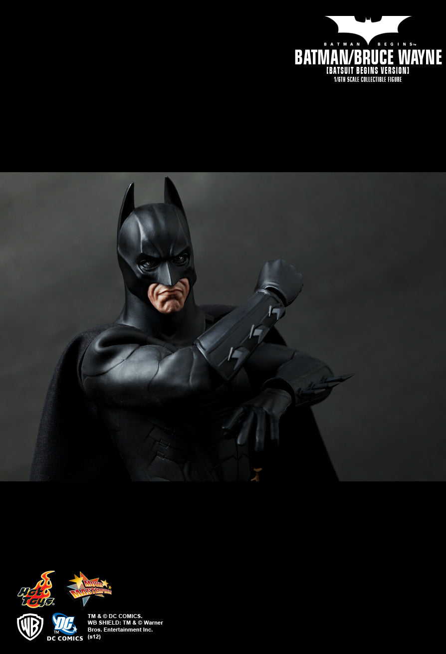 Hot Toys DC Batman Begins Bruce Wayne Batsuit Begins Version