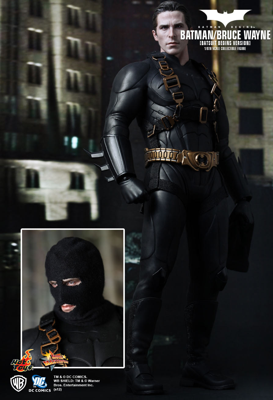 Hot Toys DC Batman Begins Bruce Wayne Batsuit Begins Version